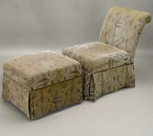 Chair & Ottoman